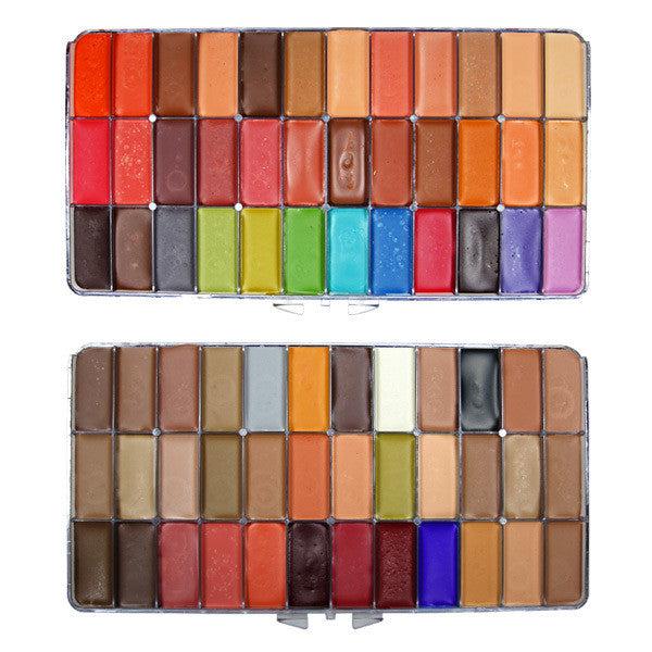 MaqPro 36 Color Cream Foundation Palette - Professional Makeup Kit for Contouring, Highlighting & Full Face Coverage | Perfect for Makeup Artists & Beauty Enthusiasts