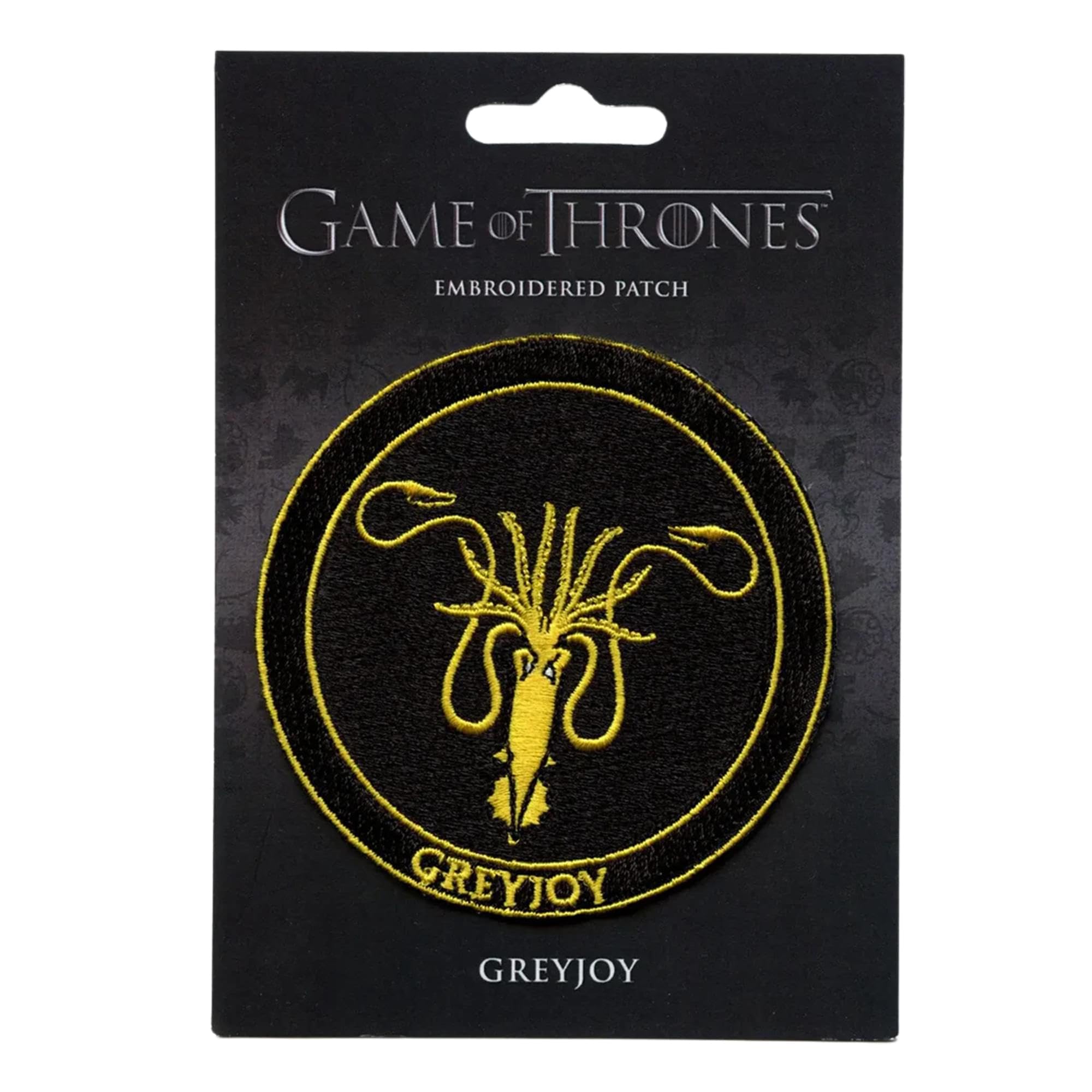 Game of Thrones Greyjoy Ironborn Embroidered Patch - Perfect for Jackets, Bags, and Cosplay Accessories