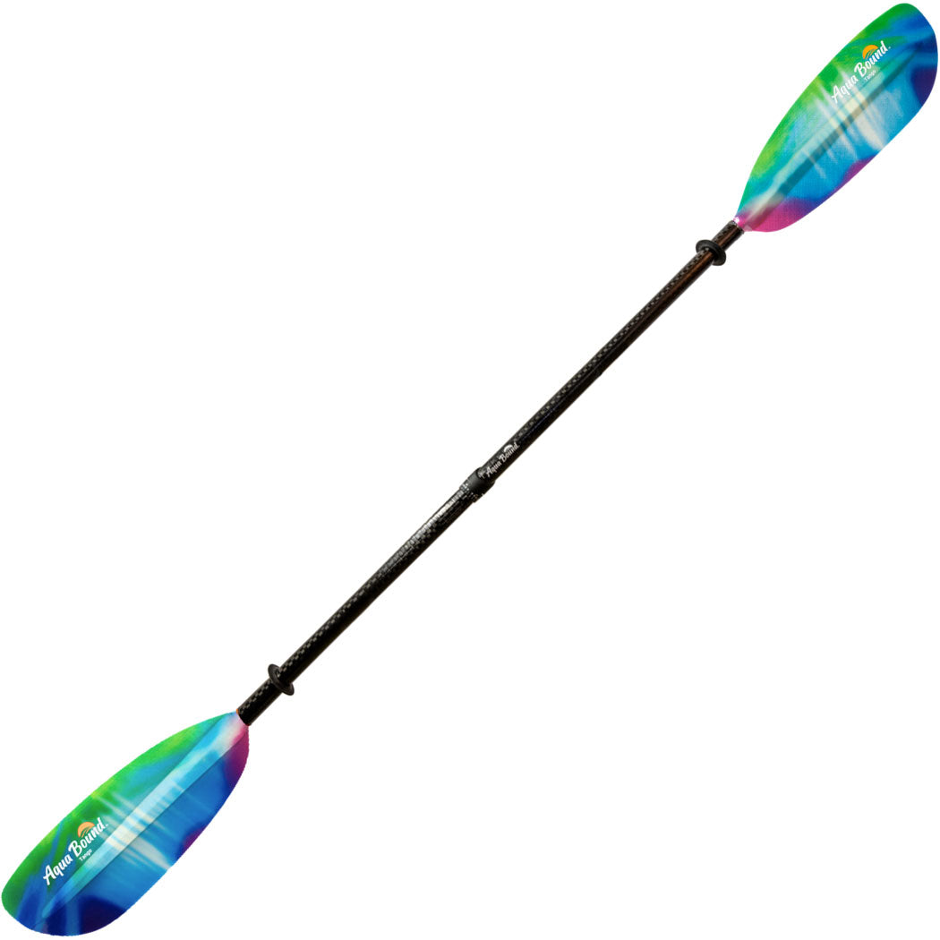 Aqua Bound Tango Fiberglass Straight Shaft 2-Piece Kayak Paddle with Versa Lok System - Lightweight & Durable for Touring, Fishing, and Recreational Kayaking