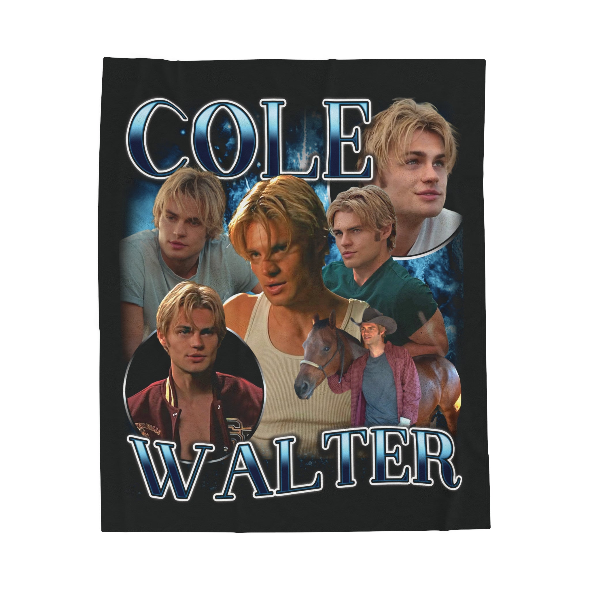 Cole Walter Soft & Cozy Fleece Blanket - Ultra Warm & Lightweight Throw for Bed, Couch, and Outdoor Use - Perfect for Home, Office, Camping & Travel