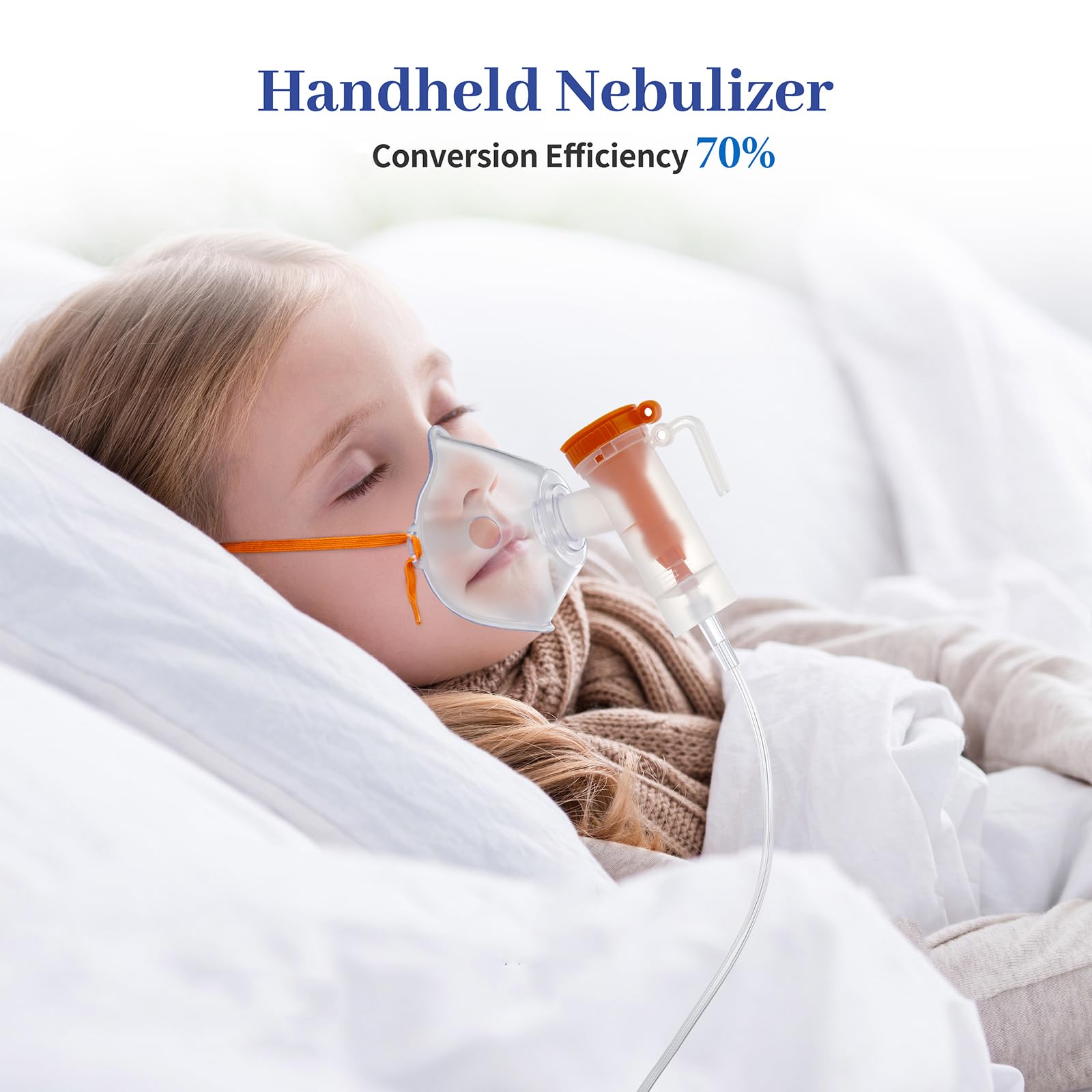 Portable Nebulizer Machine for Adults & Kids - Compressor Nebulizer Set with Mask, Mouthpiece & Tubing Kits - Steam Inhaler for Asthma, Allergies & Respiratory Relief - Perfect for Home Use & Travel