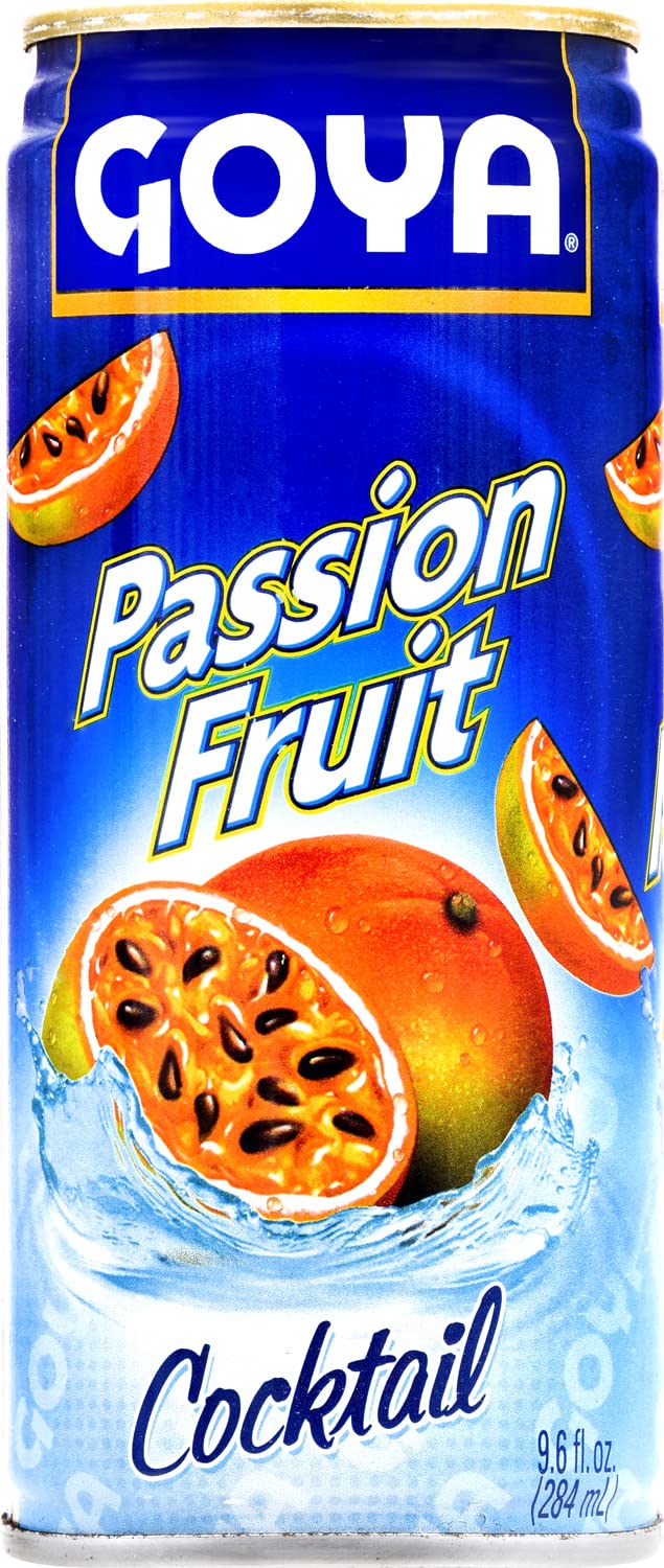 Goya Foods Passion Fruit Juice Drink - Tropical Cocktail Beverage, 9.6 Fl Oz (Pack of 24) | Refreshing Natural Flavor | Perfect for Smoothies, Mocktails, Summer Drinks | Great for Hydration & Healthy Lifestyle | Ideal for Parties, BBQs, Pool Parties & Family Gatherings | Non-Alcoholic Tropical Juice for Kids & Adults