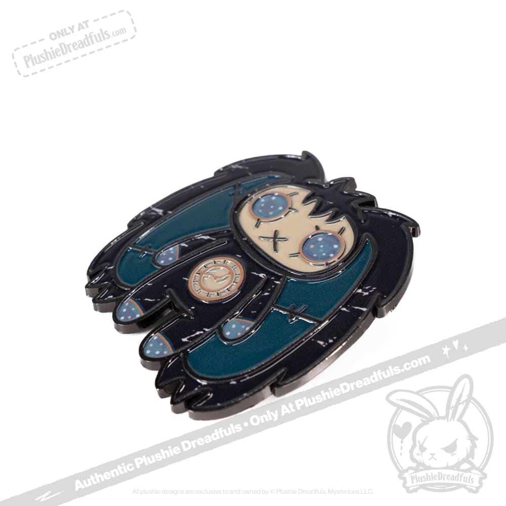 Plushie Dreadfuls 2-Inch Enamel Pin - Cute Kawaii Collectible for Backpacks, Jackets & Accessories