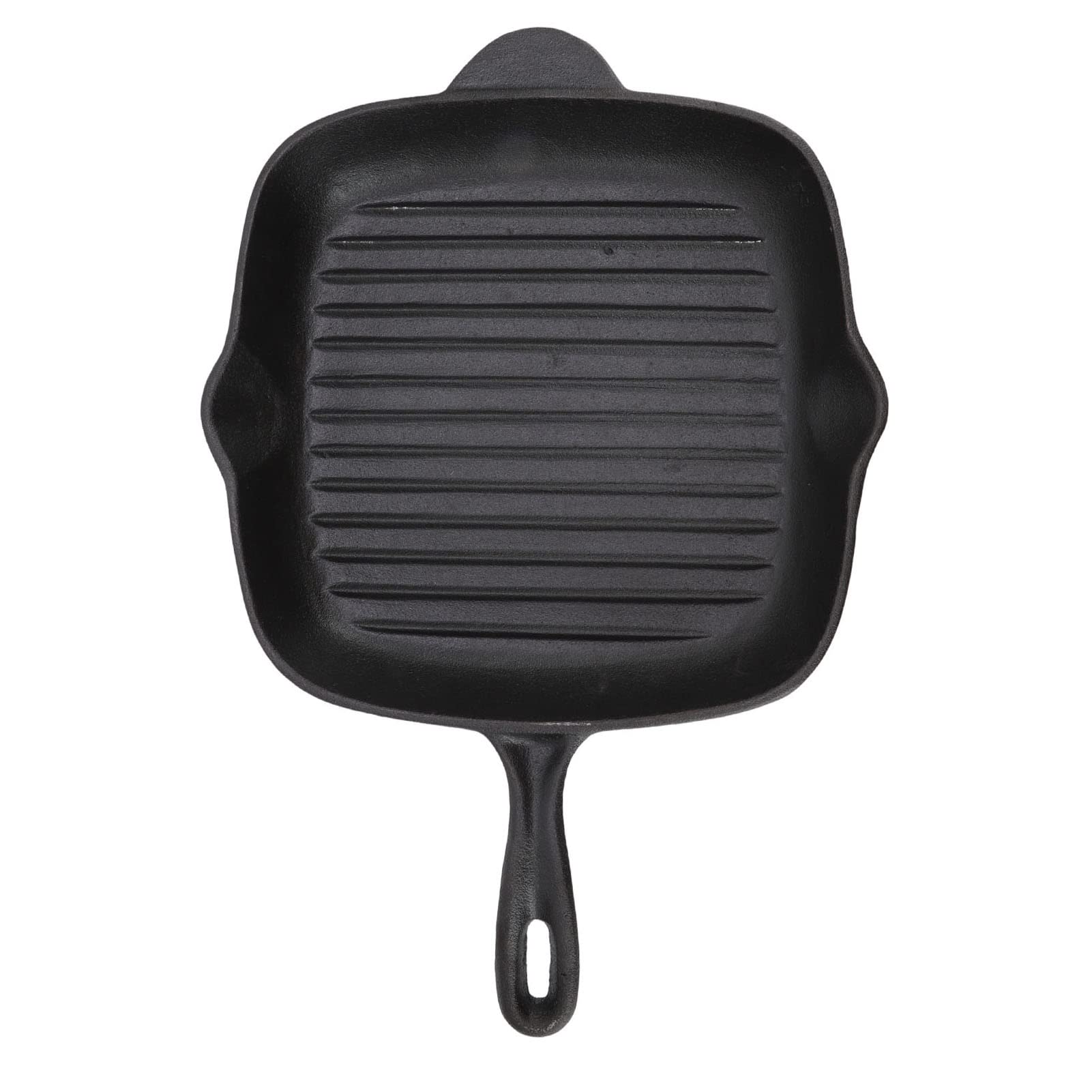 Wallfire Square Grill Pan - 28cm Large Capacity Nonstick Skillet for Steak, Bacon, Omelette, Meat Pie & Pizza - Perfect for Home Kitchen, Stove, Grill & Broiler - Ideal for BBQ, Camping & Family Cooking