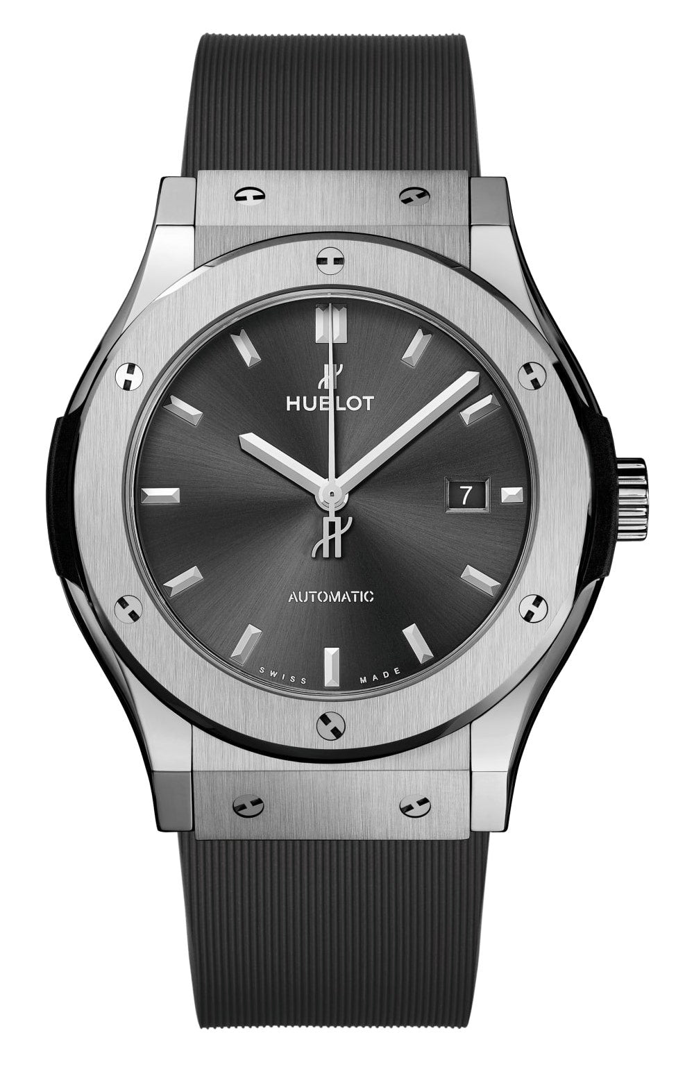 Hublot Classic Fusion Titanium Racing Grey Men's Watch - Luxury Swiss Automatic Chronograph for Business & Formal Occasions