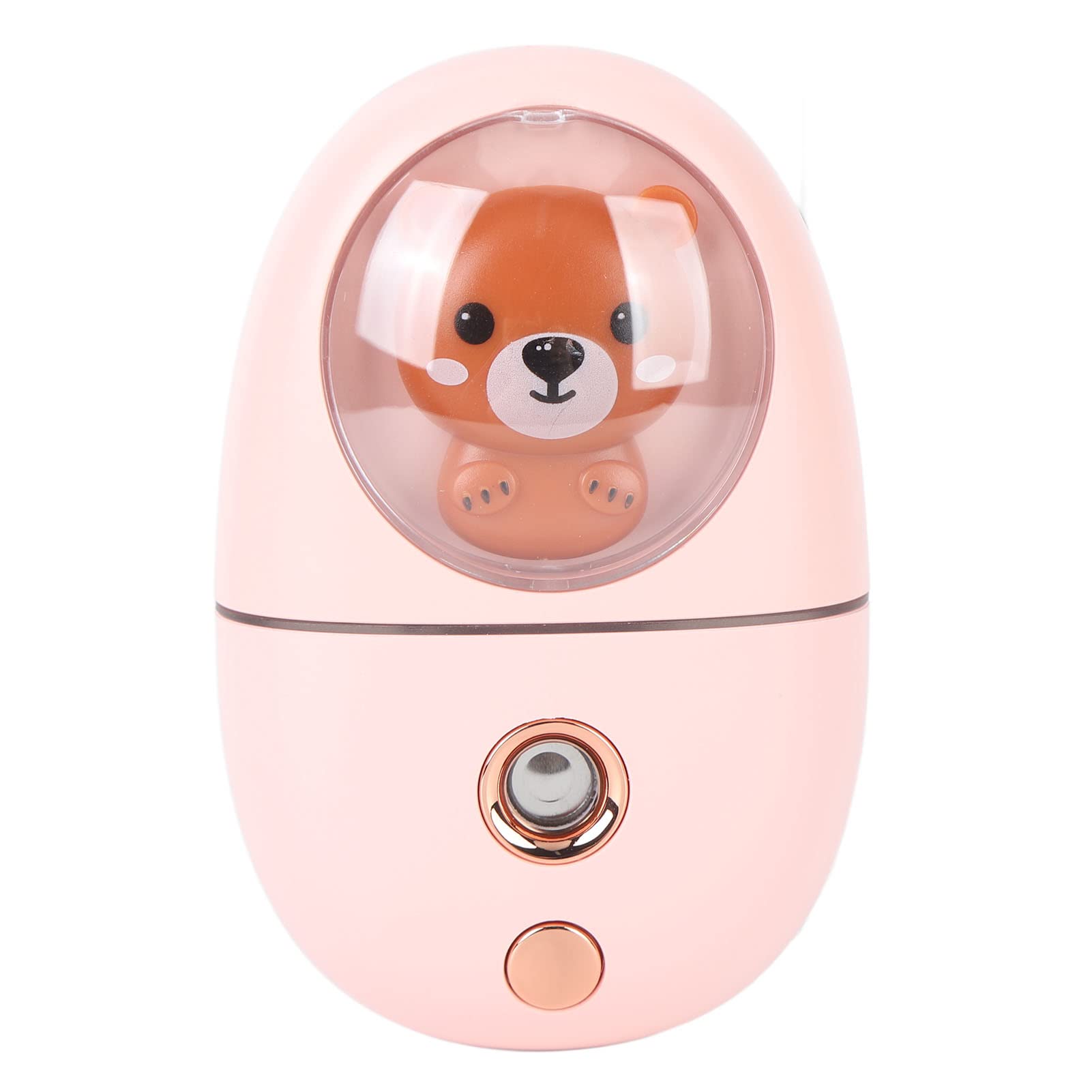 Portable Mini Facial Mist Sprayer - 35ml 500mAh Cute Animal Design Face Steamer for Hydration & Travel | Perfect for Skincare On-The-Go, Office Refresh & Airplane Moisturizing