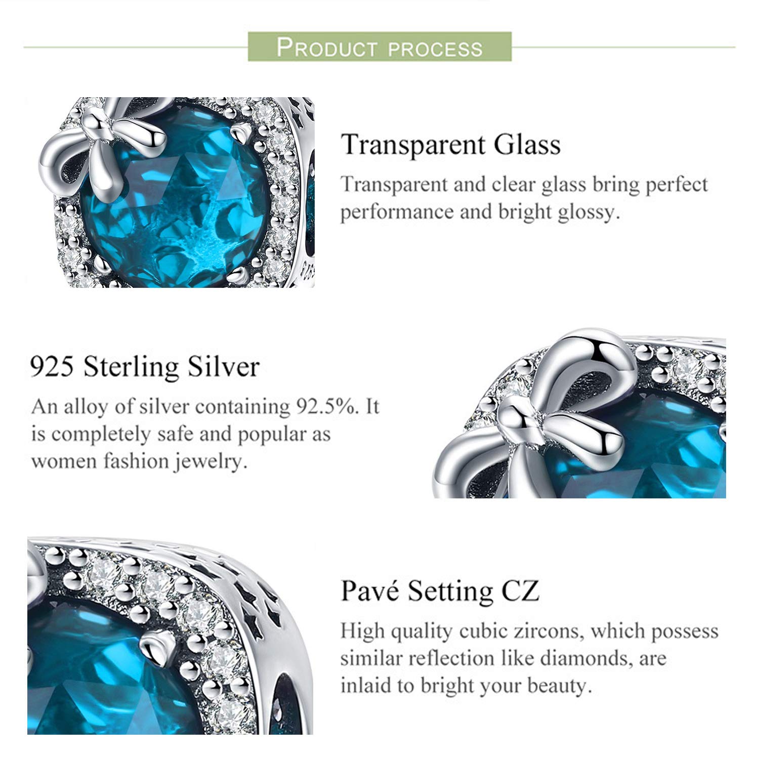 MUERDOU Birthstone Charm Bracelet & Necklace Pendant - Genuine Crystal Bowknot Jewelry for Women, Personalized Birthday Gift (April) | Perfect for Everyday Wear, Special Occasions & Gift Giving