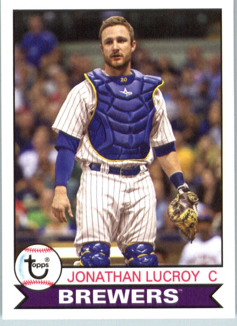2016 Topps Archives #102 Jonathan Lucroy Milwaukee Brewers Baseball Card - MLB Collectible, Sports Memorabilia for Fans & Card Collectors (Perfect for Display, Trading, or Gift Giving)