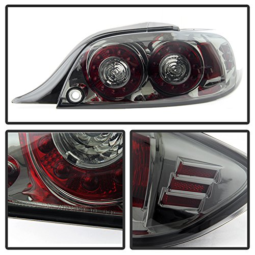 Mazda RX8 2004-2008 LED Euro Style Rear Brake Tail Lights - High Performance Replacement Lamps for Night Driving & Car Shows