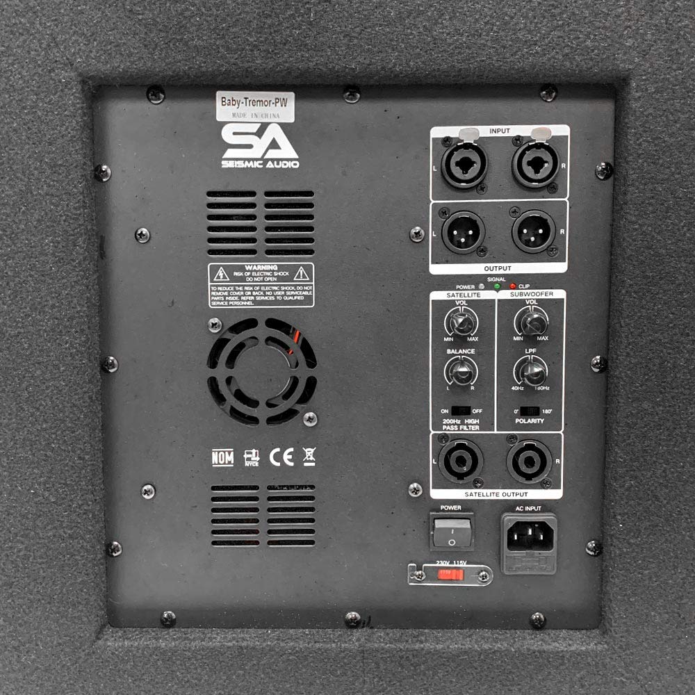 Seismic Audio Baby-Tremor PW-PKG1 - 15