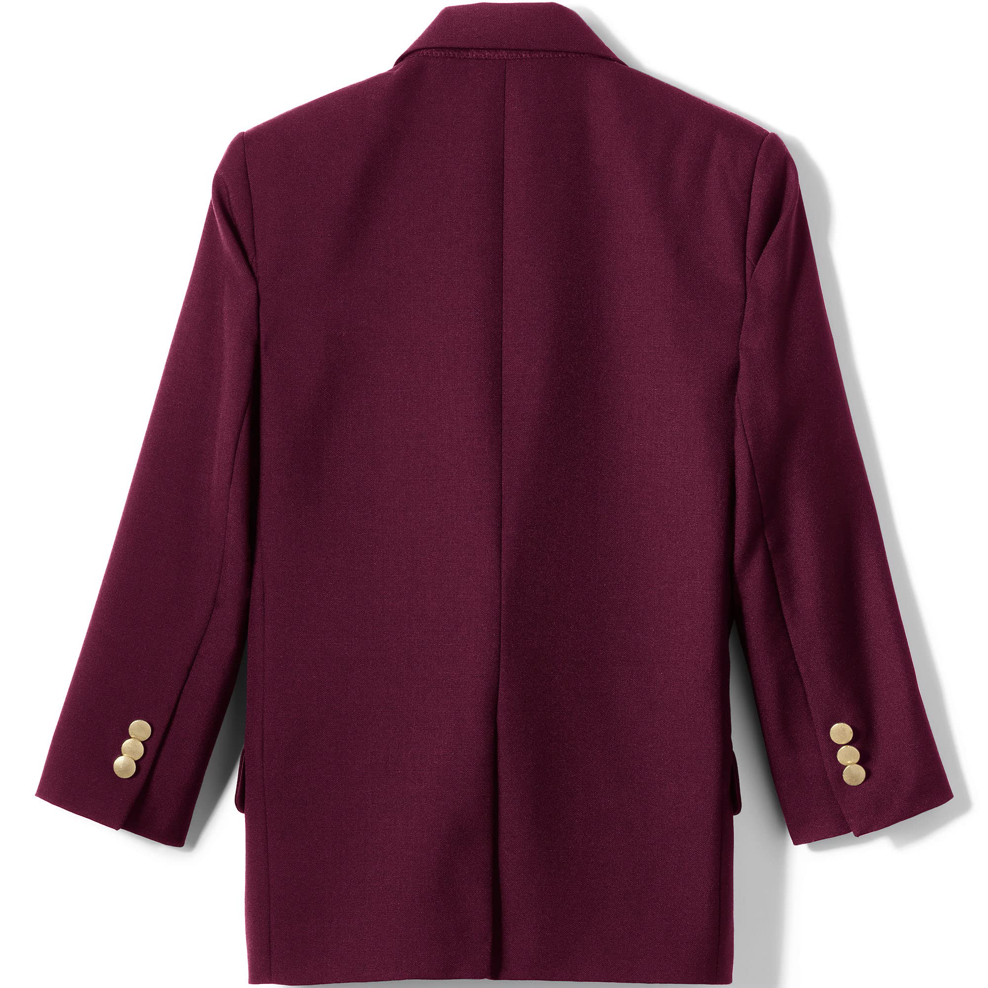 Lands' End Boys' School Uniform Blazer - Classic Hopsack Style for Formal Wear, School Events & Special Occasions