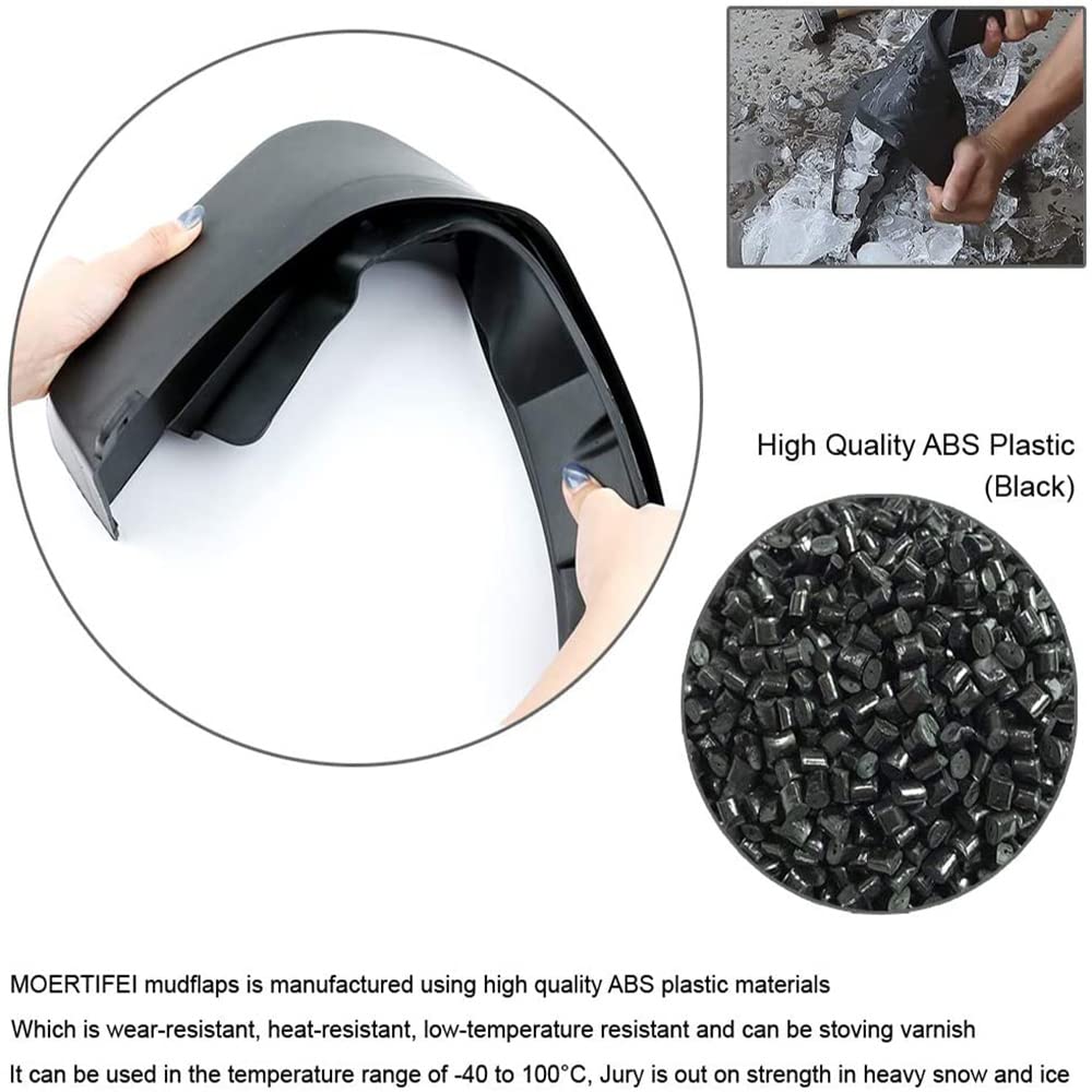 Honda Accord 10th Gen Mud Flaps (2018-2022) - 4-Piece Splash Guards Set for Front & Rear Fenders | Durable Car Mudguards Accessories | Perfect for Off-Roading, Rainy Weather & Road Debris Protection