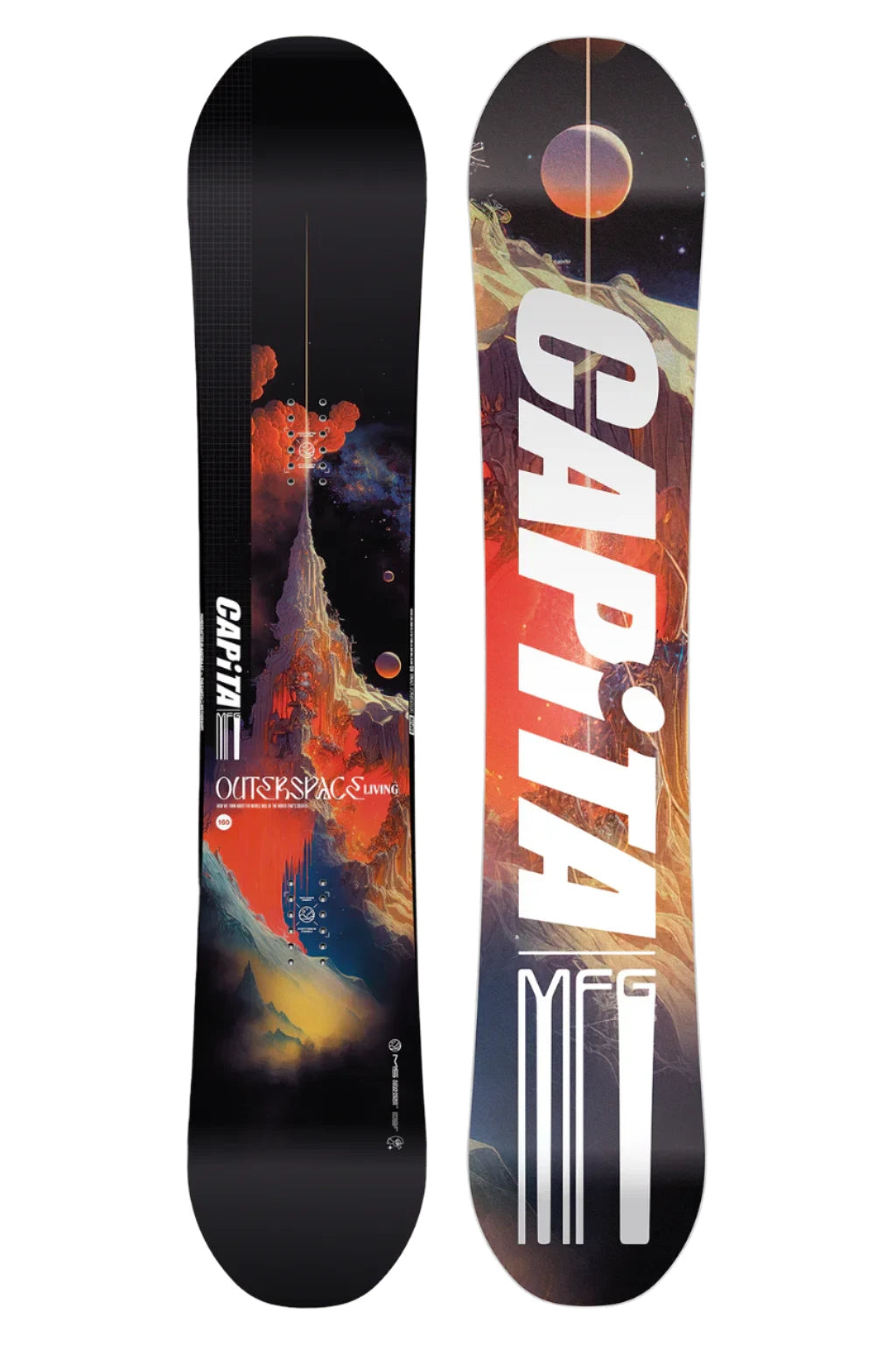 **CAPiTA Outerspace Living Snowboard 2025 – All-Mountain Freestyle Snowboard for Men & Women | Perfect for Park, Powder & Freeriding**    *(Use Cases: Ideal for snowboarders seeking versatility in terrain parks, deep powder runs, and freestyle riding with smooth control and playful performance.)*