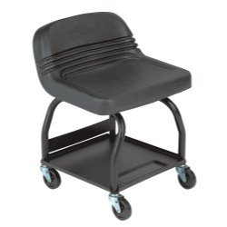 Whiteside WHIHRS Large Padded Creeper Seat - Heavy Duty Mechanic Stool with Comfortable Cushion for Auto Repair, Garage Work & DIY Projects