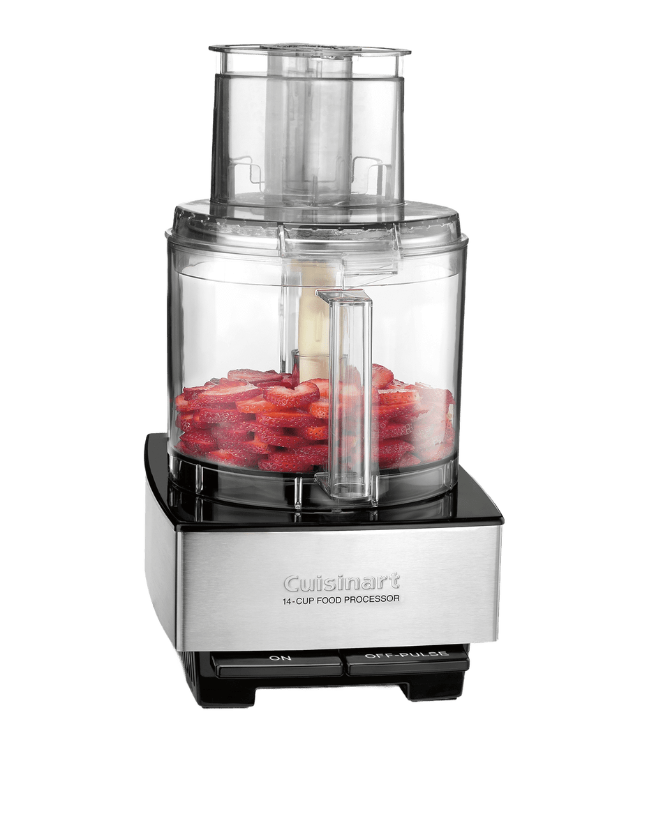 Cuisinart Custom 14-Cup Food Processor - Brushed Stainless Steel - Powerful Kitchen Appliance for Chopping, Slicing & Dough Making - Perfect for Meal Prep, Baking & Large Family Cooking