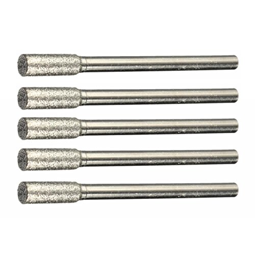 5-Piece Diamond Drill Bit Set for Glass, Ceramic & Tile - High-Speed Rotary Grinding Tools for DIY Crafts & Home Renovation Projects