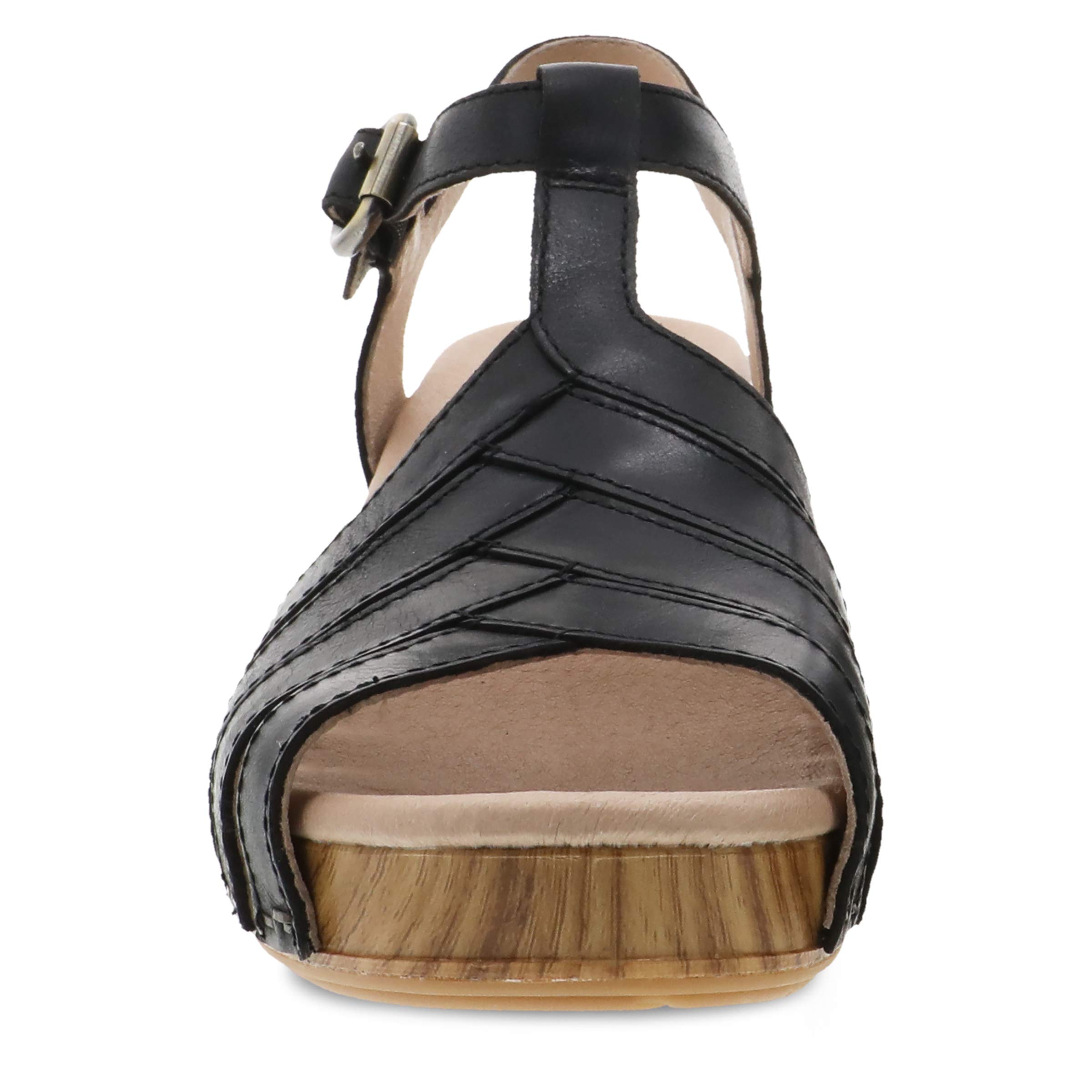 Dansko Women's Mara Comfortable Leather Sandals - Slip-Resistant & Arch Support for Walking, Travel & Casual Wear
