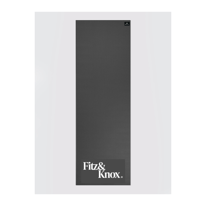 Custom Personalized Yoga Mat 6mm Thick - Graphite Grey Non-Slip Exercise Mat for Yoga, Pilates & Home Workouts - Perfect Gift for Fitness Lovers