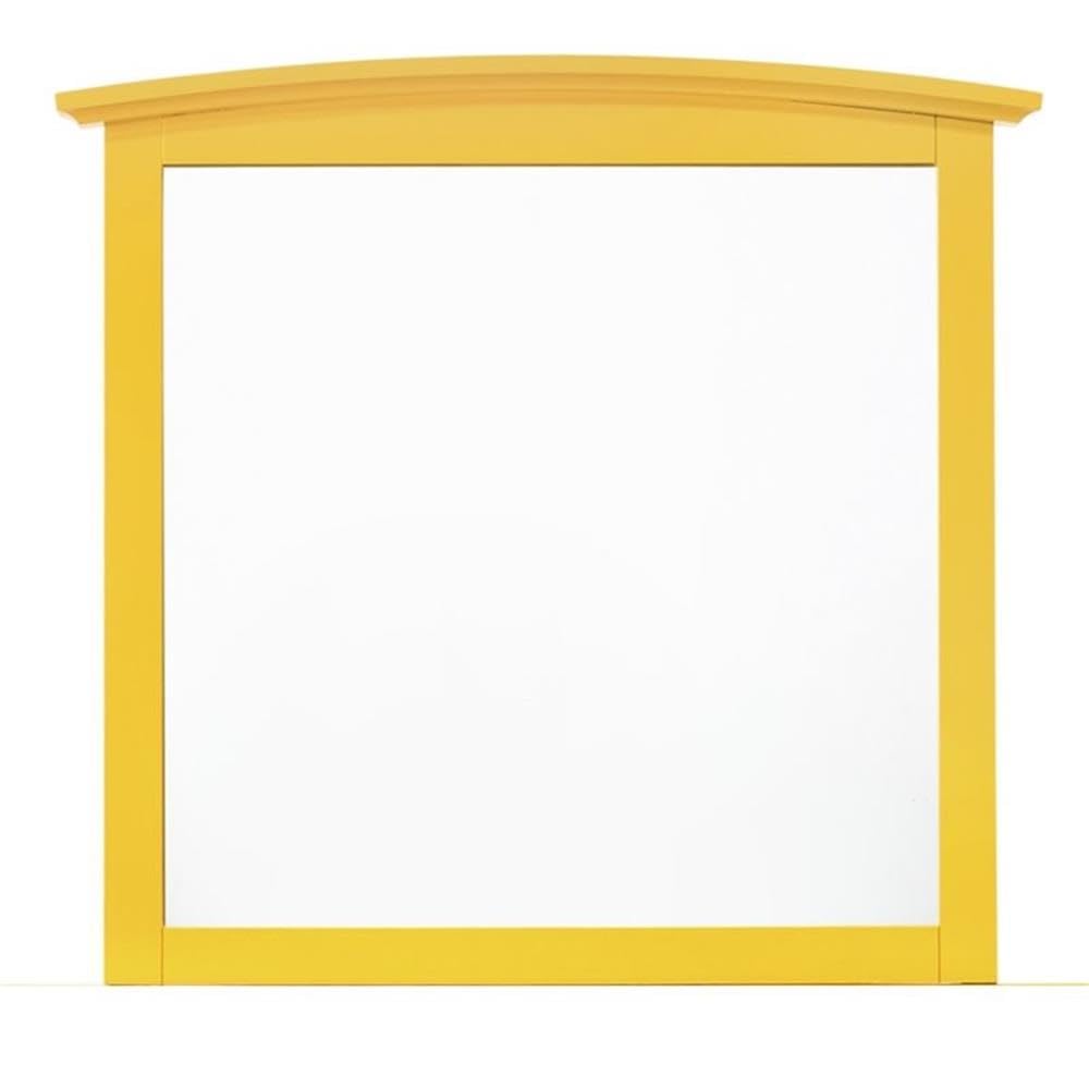 Glory Furniture Hammond Yellow Wall Mirror - Elegant Home Decor for Living Room, Bedroom & Entryway