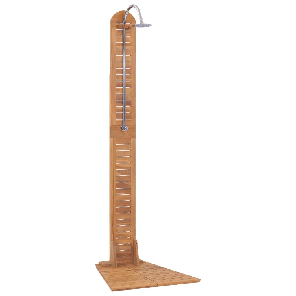 Premium Teak Wood Outdoor Shower Kit - 80.3