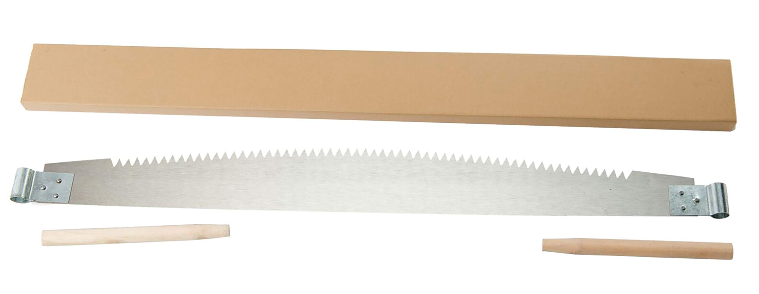3.6' Two Man Crosscut Saw - Heavy Duty Hand Saw for Wood Cutting, Logging & Forestry - Perfect for Camping, Firewood & Outdoor Projects