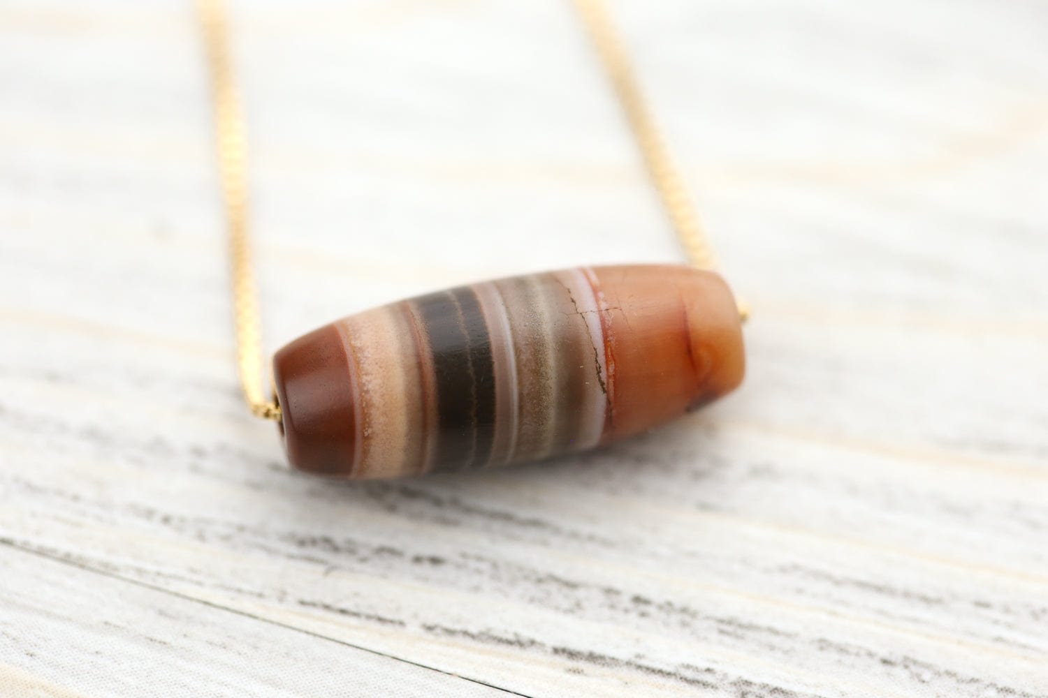 Ancient Sardonyx Fire Energy Bead Bracelet - Natural Gemstone for Chakra Healing, Meditation & Spiritual Protection | Perfect for Yoga, Reiki & Energy Work