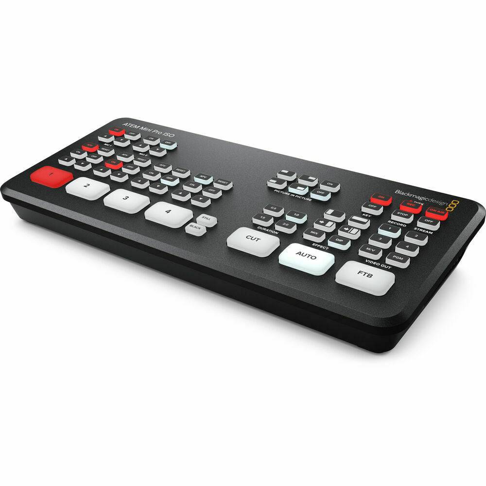 Blackmagic Design ATEM Mini Pro ISO HDMI Live Stream Switcher - Professional 4K Video Mixer for Live Streaming, Podcasting & Video Production | Perfect for YouTube, Twitch & Church Broadcasts