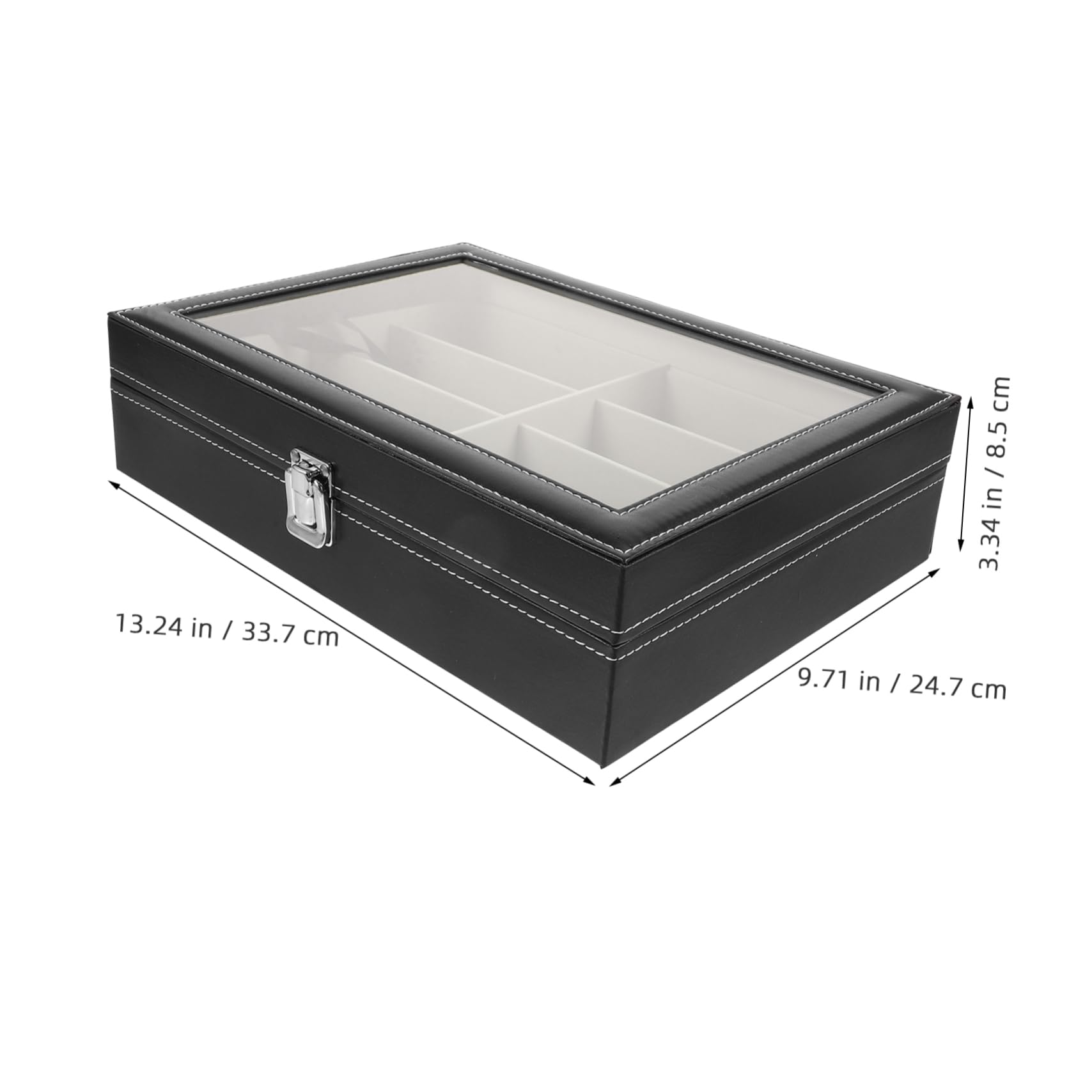 GLEAVI Eyeglass Case & Sunglass Holder - Flannel Storage Organizer for Drawer Display