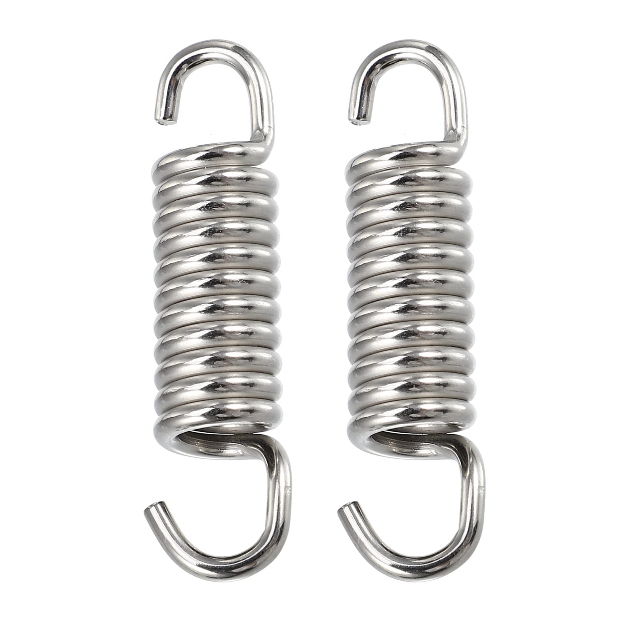 X AUTOHAUX 2 Pcs Universal Motorcycle Exhaust Pipe Springs - 43mm (1.69