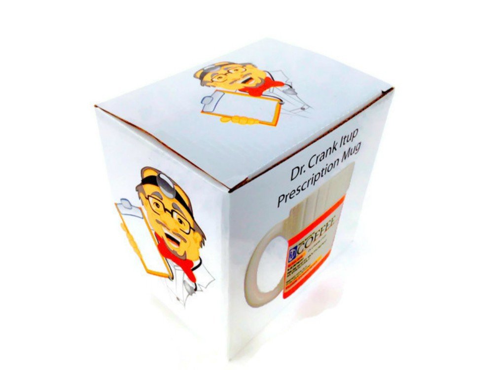 Funny Doctors' Prescription Coffee Mug - 12oz Humorous Gift for Medical Professionals - Perfect for Tea, Coffee & Office Use