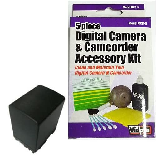 Synergy Digital Accessory Kit for Canon VIXIA HF G21 Full HD Camcorder - Includes ZELCKSG Cleaning Kit & SDBP827 Replacement Battery | Perfect for Travel Vlogging, Home Movies & Professional Videography