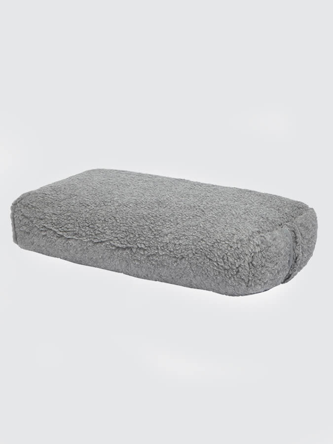 Manduka Wool Rectangular Meditation Bolster Cushion - Premium Yoga & Meditation Support for Home, Studio & Office - Eco-Friendly Comfort for Relaxation & Mindfulness Practice