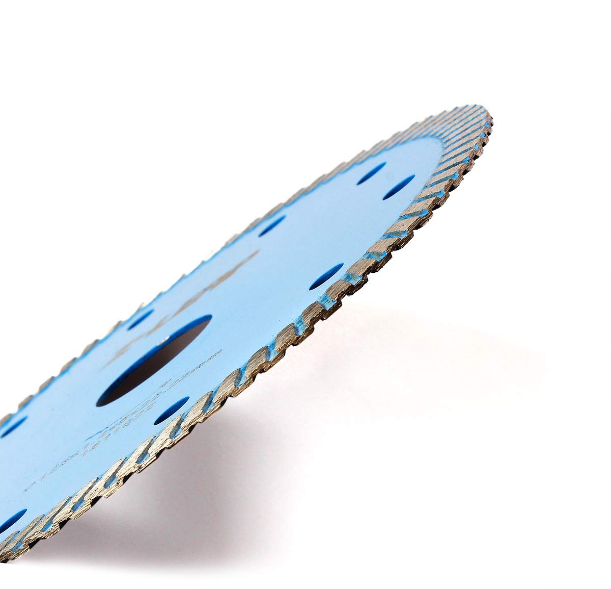 5-Inch Thin Rim Turbo Diamond Saw Blade for Cutting Granite, Marble, Concrete & Porcelain Tiles - Perfect for DIY Home Renovation, Stone Fabrication & Tile Installation Projects