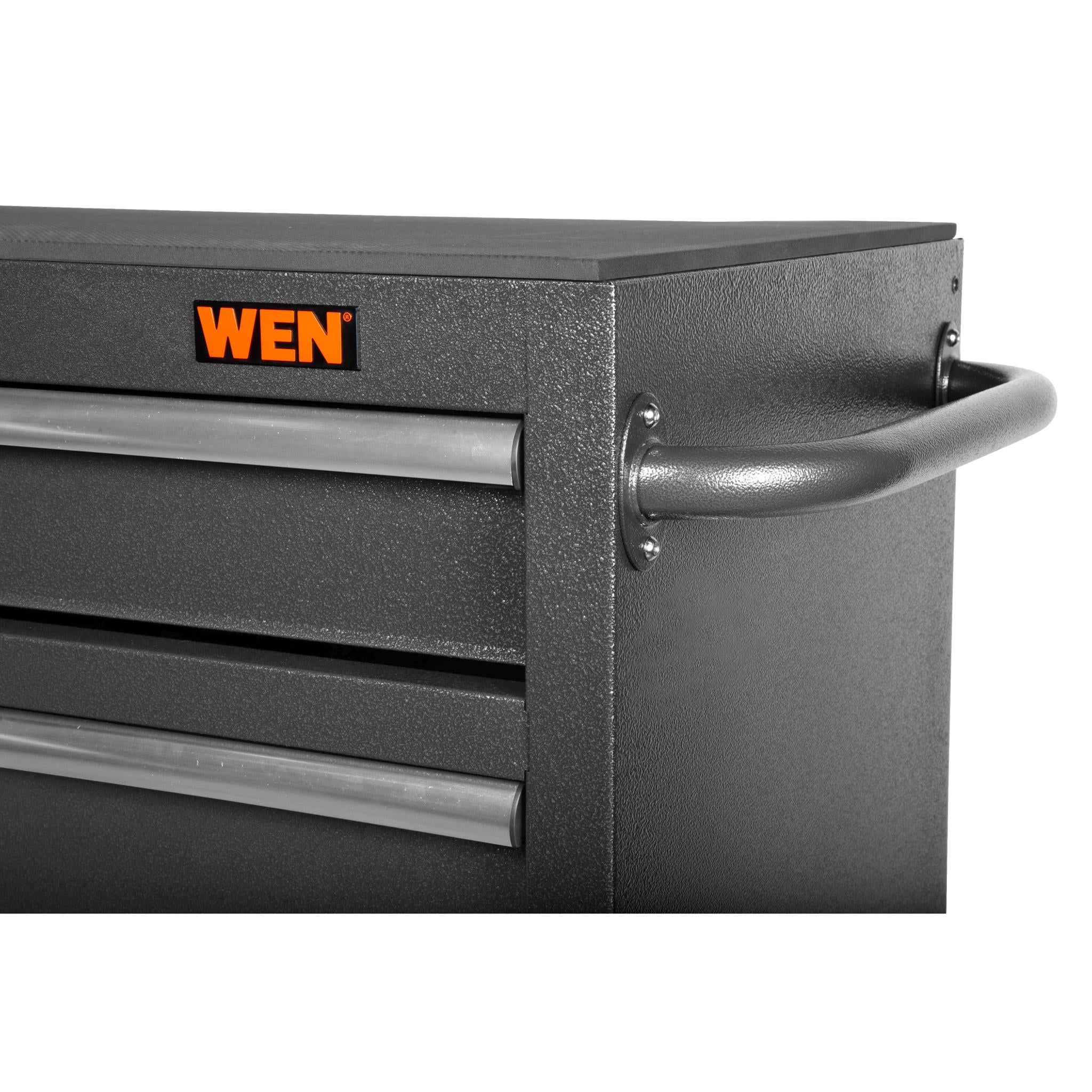 WEN GG262B 27-Inch Heavy Duty Rolling Tool Cabinet | 21-Gauge Powder Coated Steel Construction | Perfect for Garage Organization & Professional Workshops