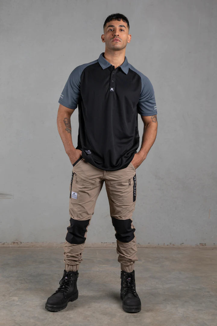 Hi Flow Performance Polo Shirt for Men - Breathable Quick-Dry Golf & Athletic Wear - Perfect for Sports, Workouts & Casual Outfits