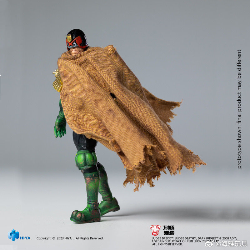 1/18 HIYA 4-Inch Action Figure - Exquisite Mini Series Cursed Earth Judge Dredd Collectible Toy for Display & Play | Perfect for Comic Fans & Collectors