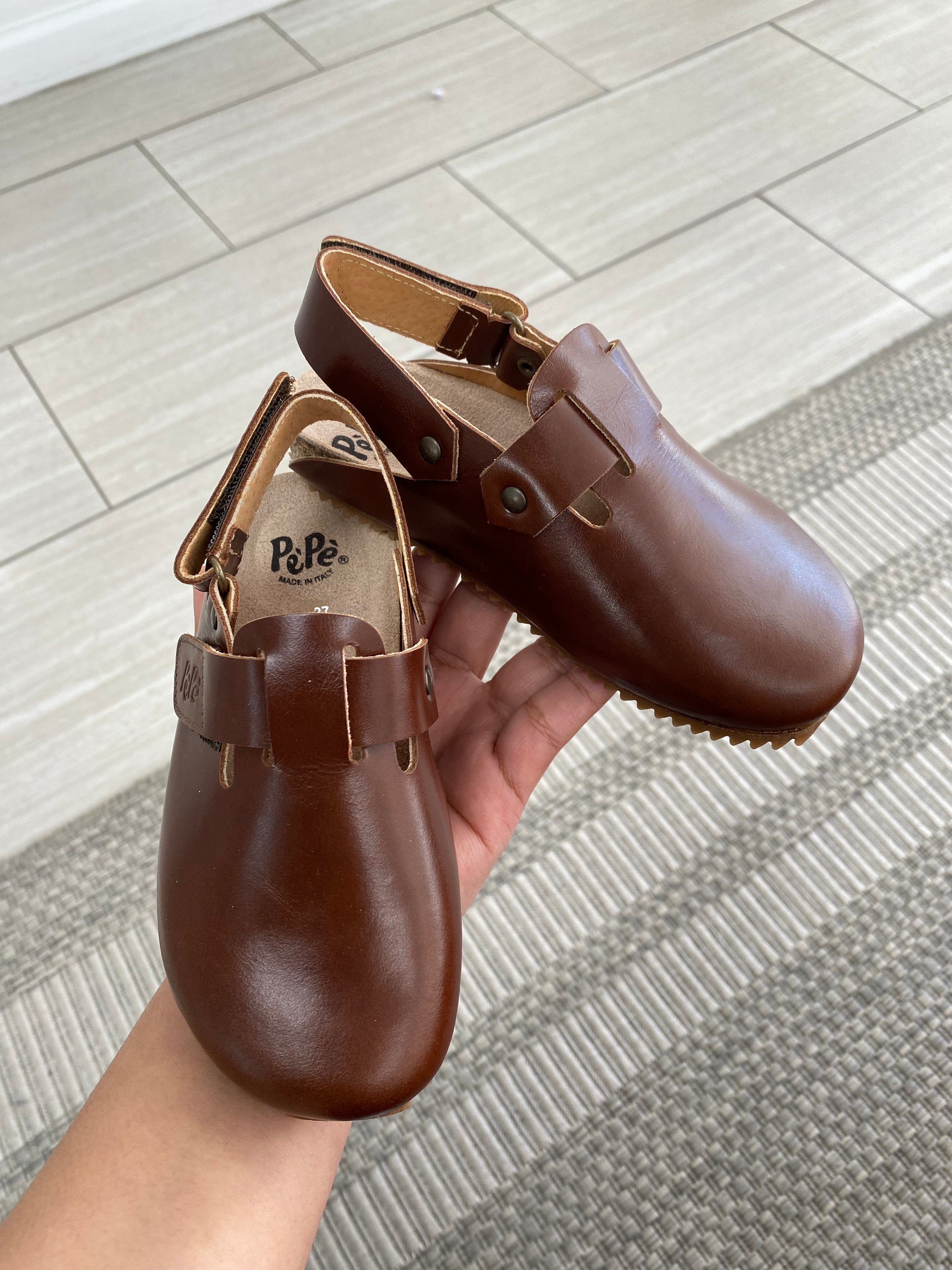 Pepe Chocolate Clog Shoes - Comfortable & Stylish Slip-Resistant Clogs for Women & Men | Perfect for Kitchen, Garden, Healthcare & Casual Wear