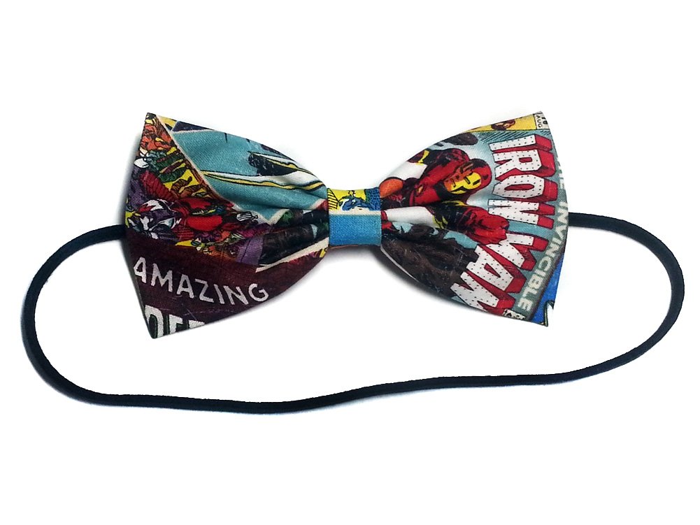 Superhero Hair Bows for Cosplay - Sci-Fi & Horror Comic Inspired Headbands for Women & Girls | Perfect for Halloween, Comic Con & Themed Parties