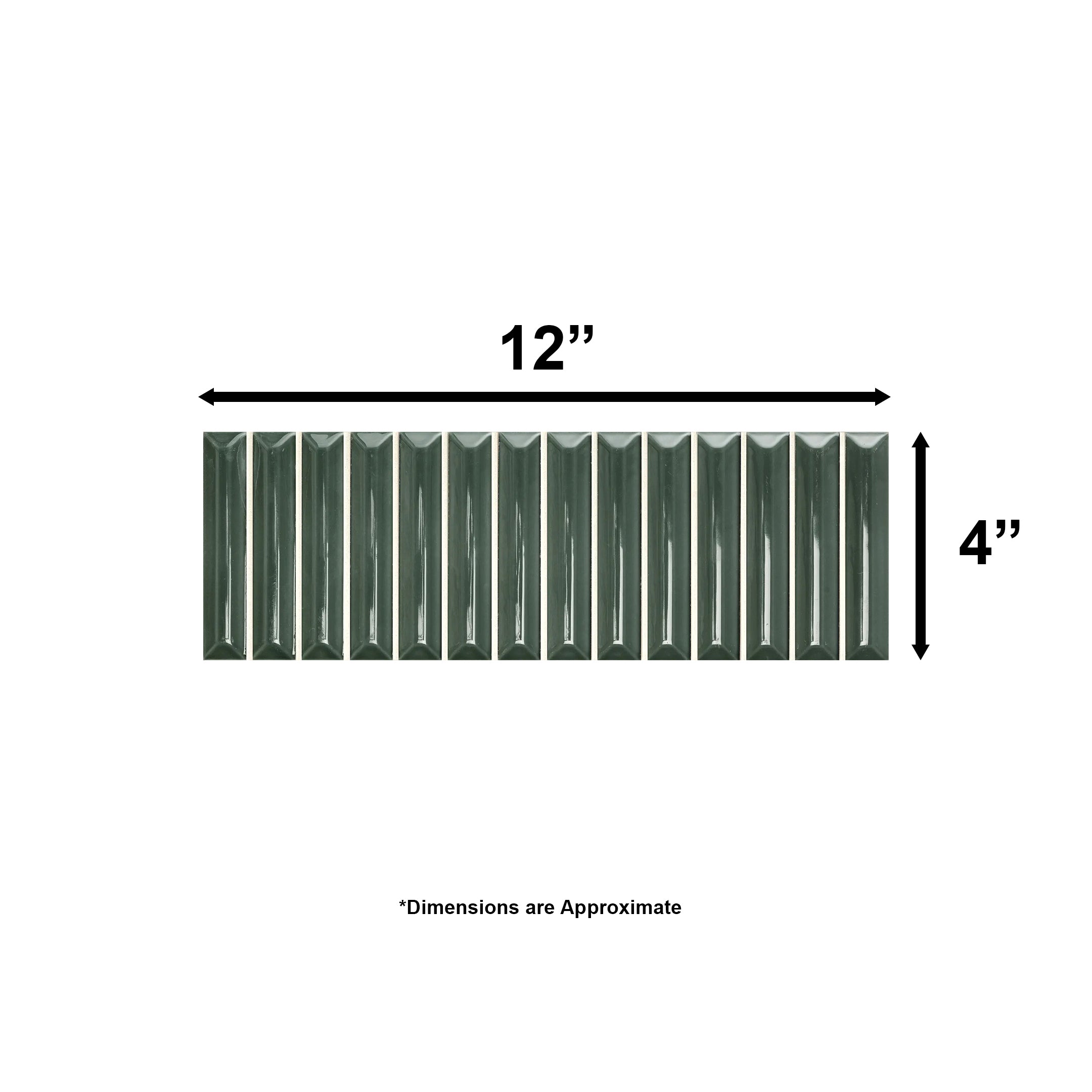 Premium Hashi Curve Kit Kat Fluted Wall Tile - Elegant Textured Ceramic Tiles for Modern Kitchen Backsplash & Bathroom Decor