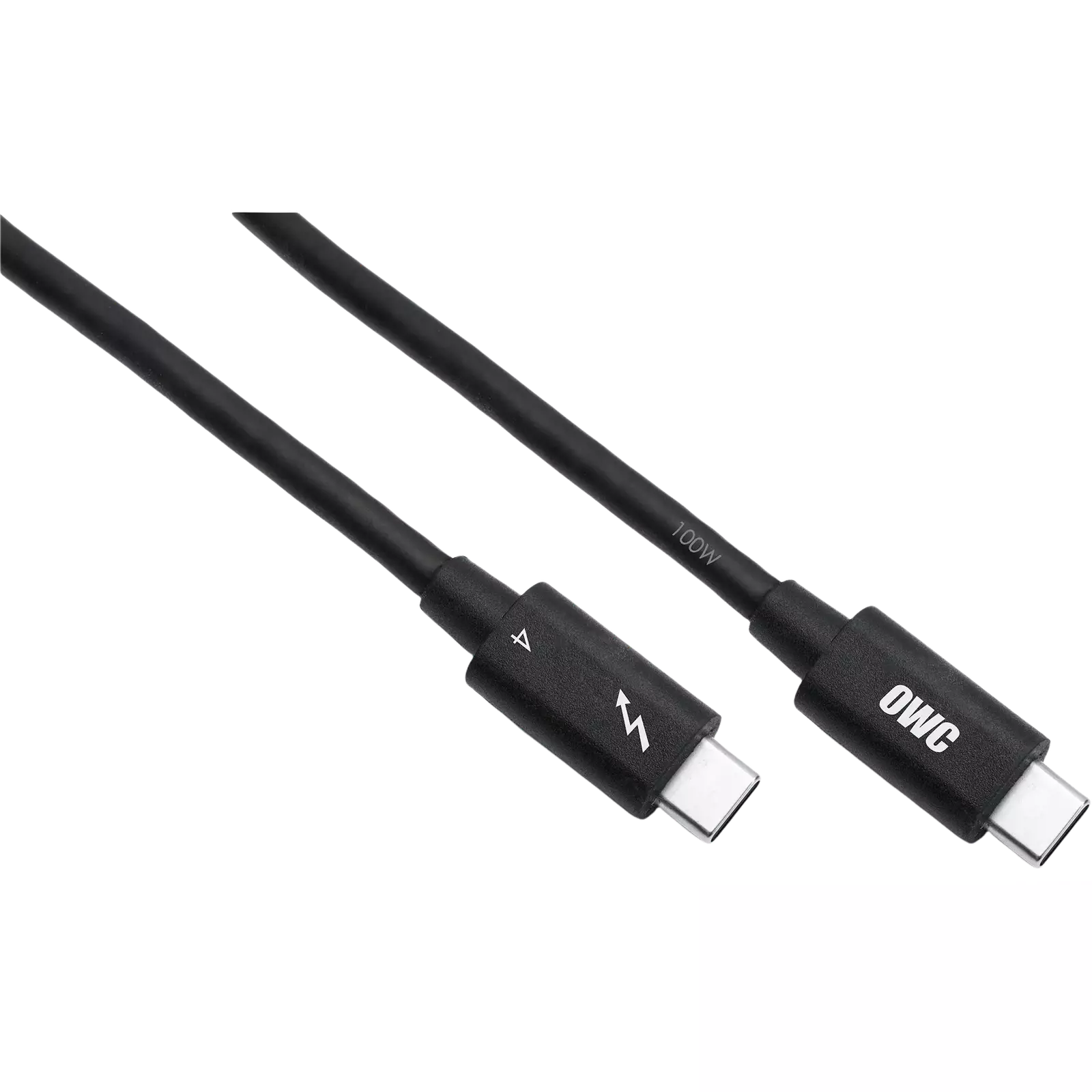 1.7M OWC Thunderbolt 4 USB-C Cable - High-Speed 40Gbps Charging & Data Sync for MacBook Pro/Air, iPad Pro, Dell XPS (Black) - Perfect for Home Office, Gaming & Creative Workstations