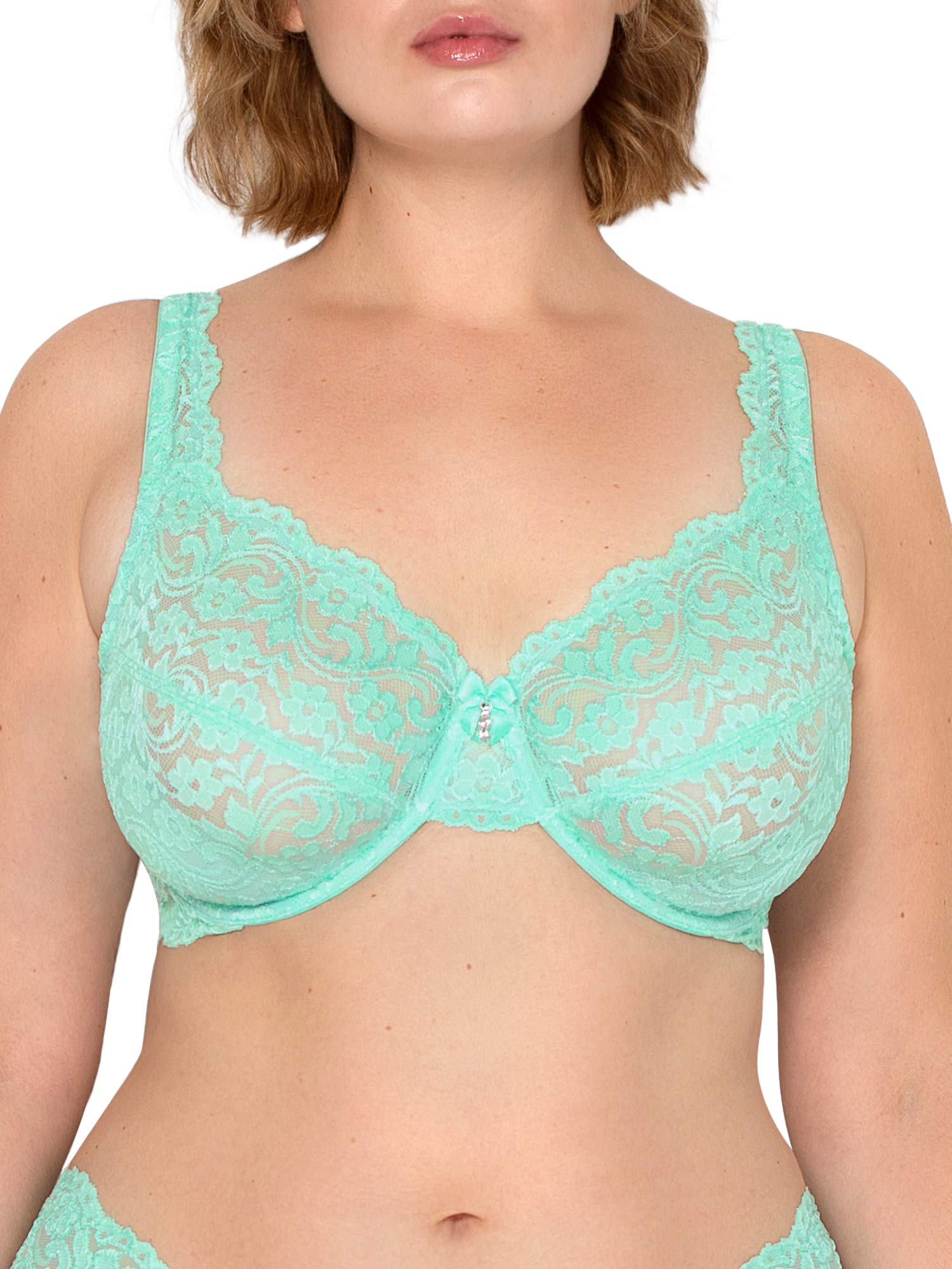 Smart & Sexy Women's Signature Lace Unlined Underwire Bra - Comfortable Everyday Wear for Work, Date Night & Special Occasions