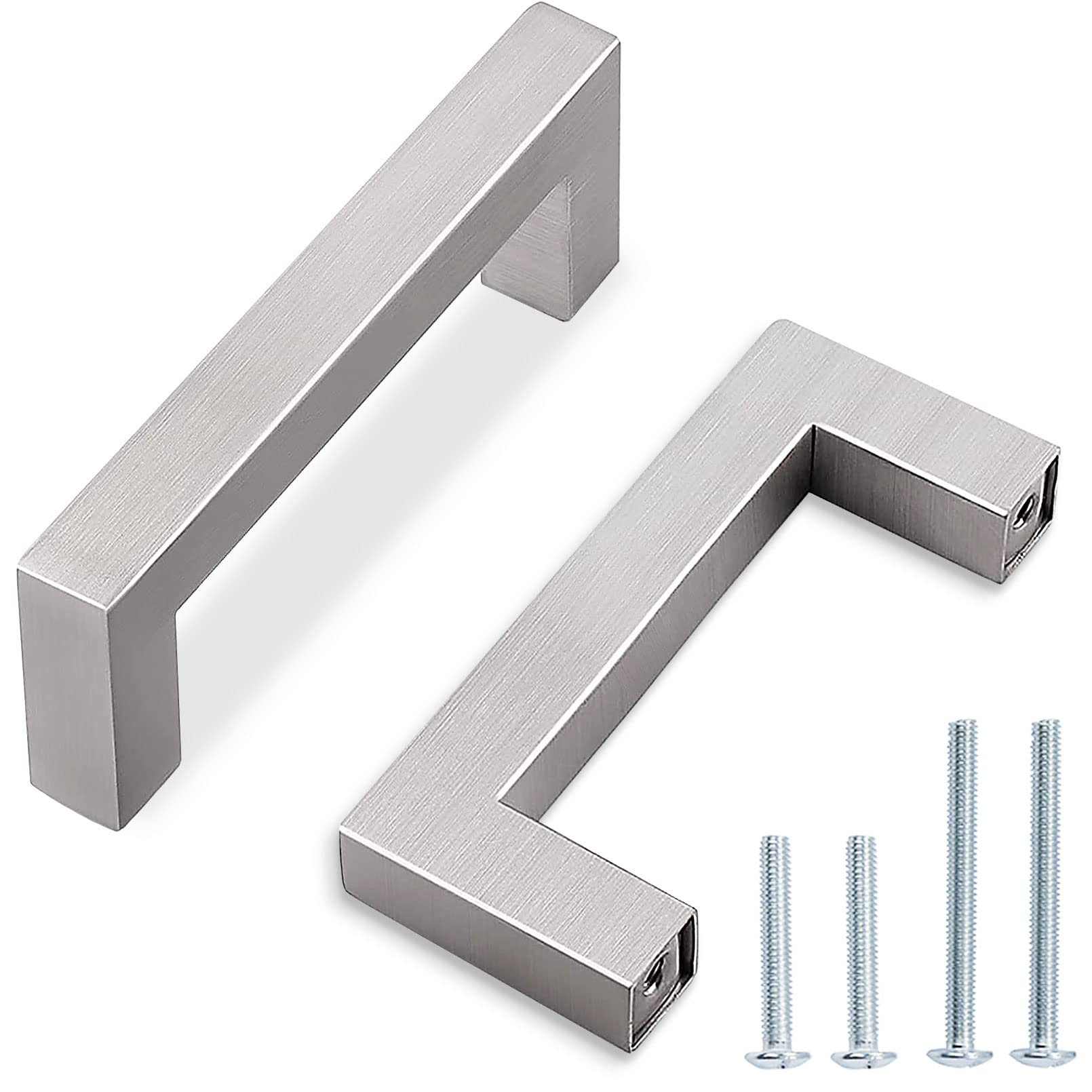 30 Pack Brushed Nickel Cabinet Handles - 3