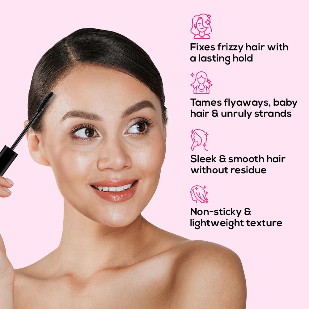 RENEE Frizz Free Hair Finishing Stick - Anti-Frizz Hair Wax for Flyaways & Baby Hairs, Non-Sticky Smoothing Gel with Biotin & Rosemary (15ml) - Perfect for Styling, Taming Flyaways & Finishing Looks - Great for Daily Use, Work, Parties & Special Occasions