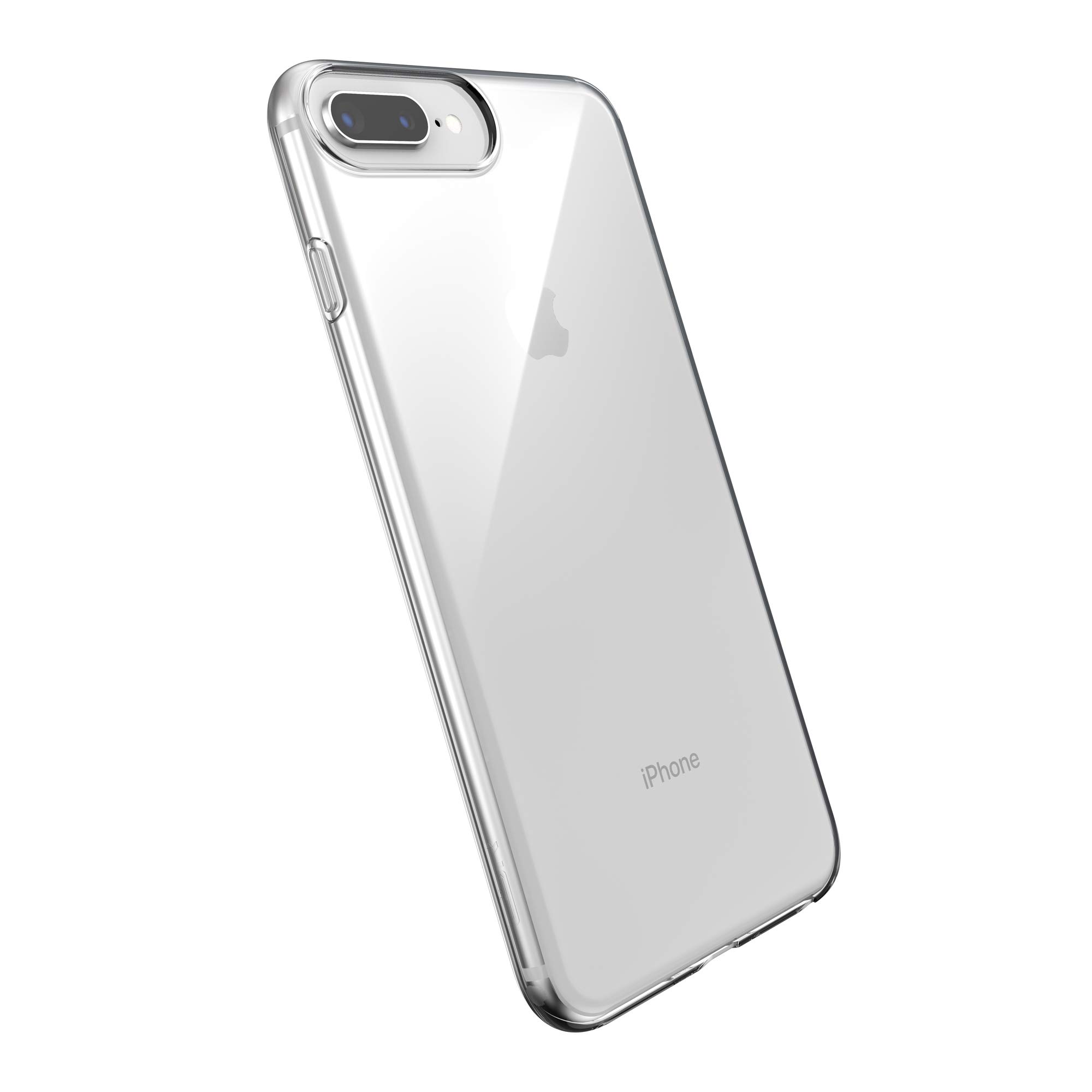 Speck Slim Clear iPhone 8 Plus / 7 Plus / 6S Plus Case - Single Layer Protective Cover - Crystal Clear Design for Everyday Protection & Style | Perfect for Work, Travel & Daily Use