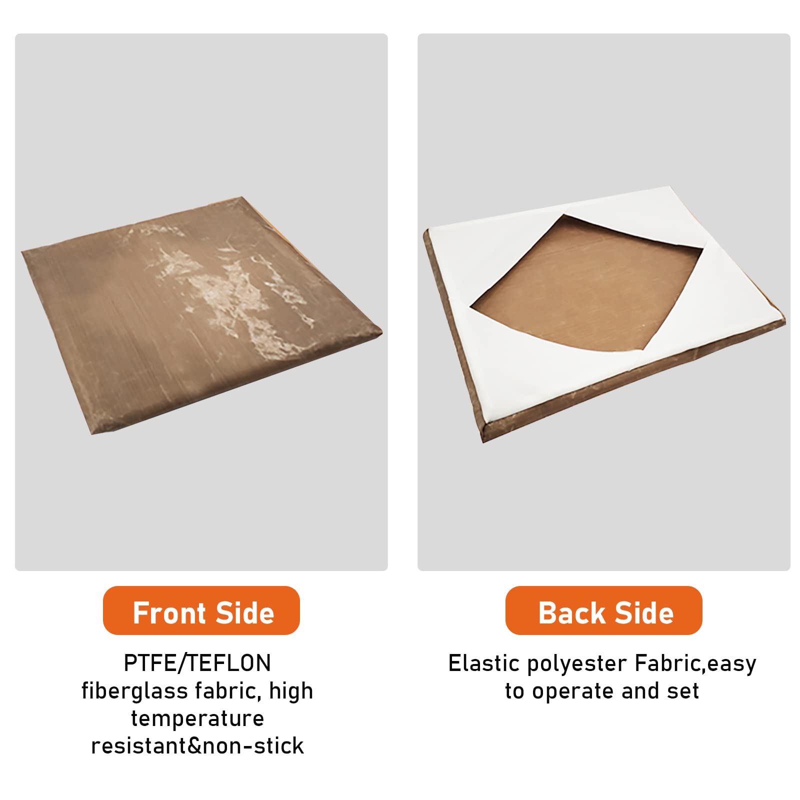 Heavy Duty Heat Press Platen Wrap Cover - 16x20 Inch Sublimation Heat Press Machine Plate Protector for T-Shirts, Mugs & DIY Projects