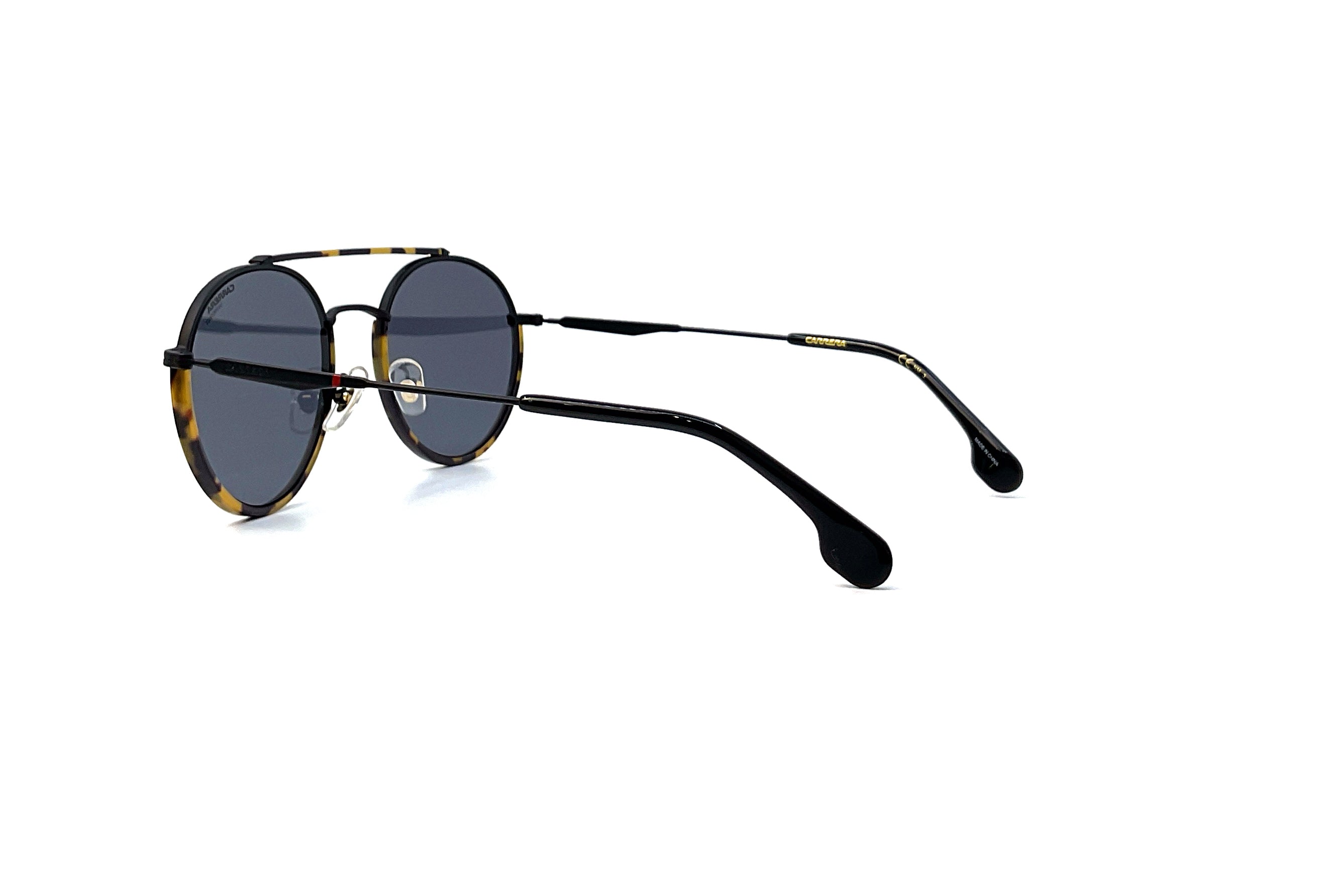 Carrera 208/S Sunglasses - Black Polarized Sports Sunglasses for Men & Women - Running, Cycling, Driving & Outdoor Activities