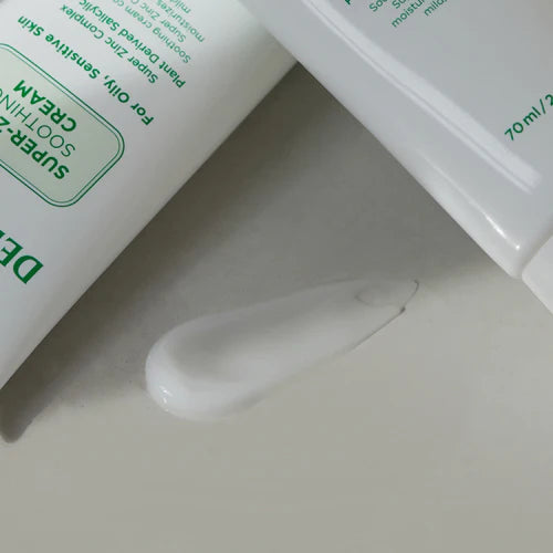 DERMATORY Pro Trouble Super Zinc Soothing Cream 70ml - Acne Treatment for Sensitive Skin, Calming Face Moisturizer with Zinc - Perfect for Daily Skincare & Post-Breakout Recovery