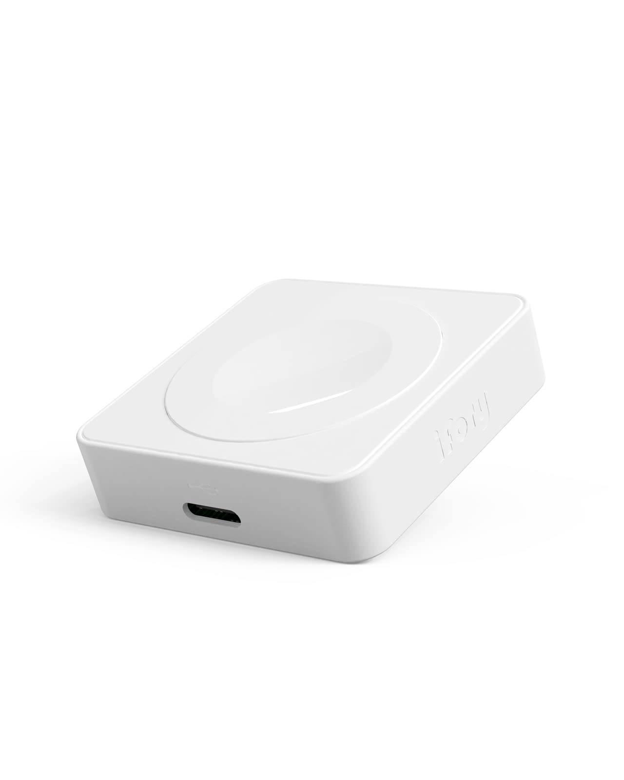 Apple Watch Wireless Charger MFi Certified - Magnetic Charging Stand for Apple Watch Series 6/SE/5/4/3 with Dual USB-C & Lightning Ports (Cloud White) | Perfect for Nightstand, Office Desk & Travel Charging