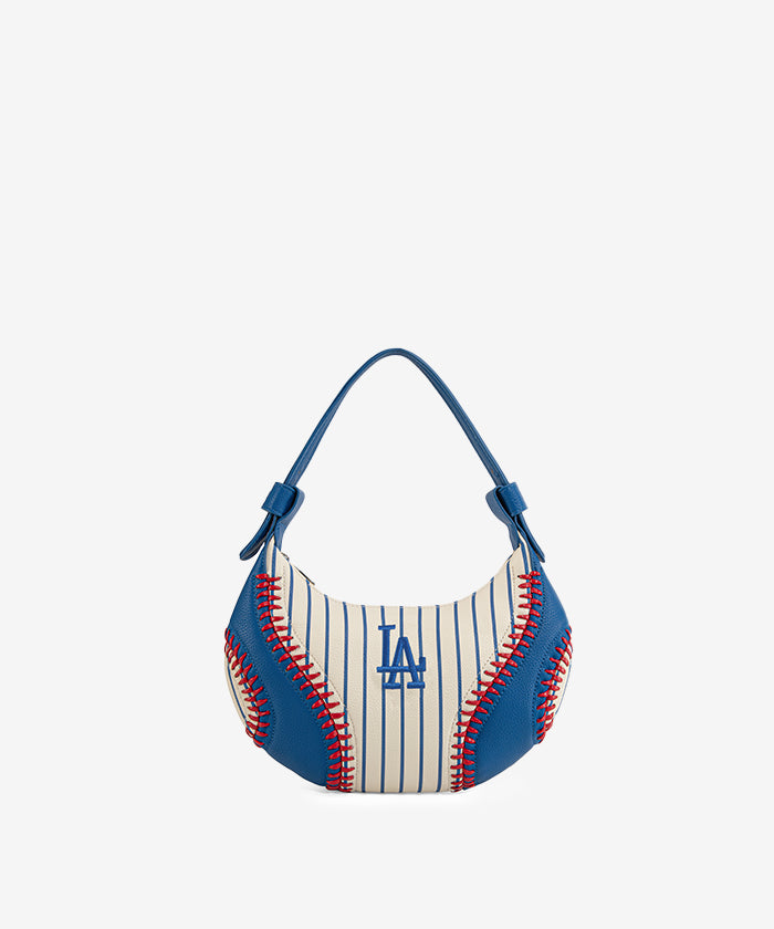 MLB Los Angeles Dodgers Crossbody Hobo Bag for Women - Stylish Shoulder Purse for Baseball Games, Travel & Daily Use
