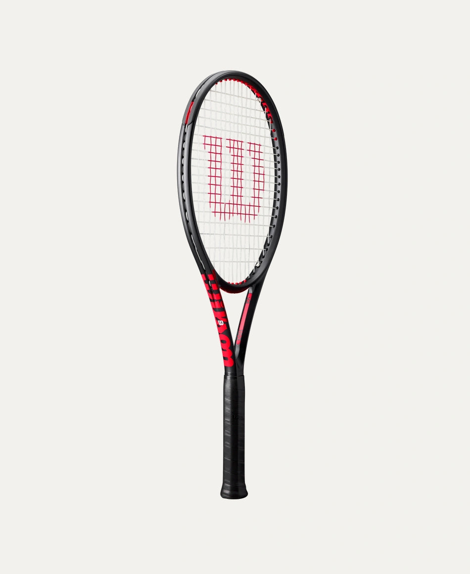 Wilson Clash 100 v3 Tennis Racket - Lightweight Carbon Fiber Tennis Racket for Men & Women | Perfect for Beginners & Intermediate Players | Ideal for Court Play & Training Sessions